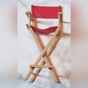 Vintage 1990s Movie Star Barbie Doll High Director's Chair Mattel